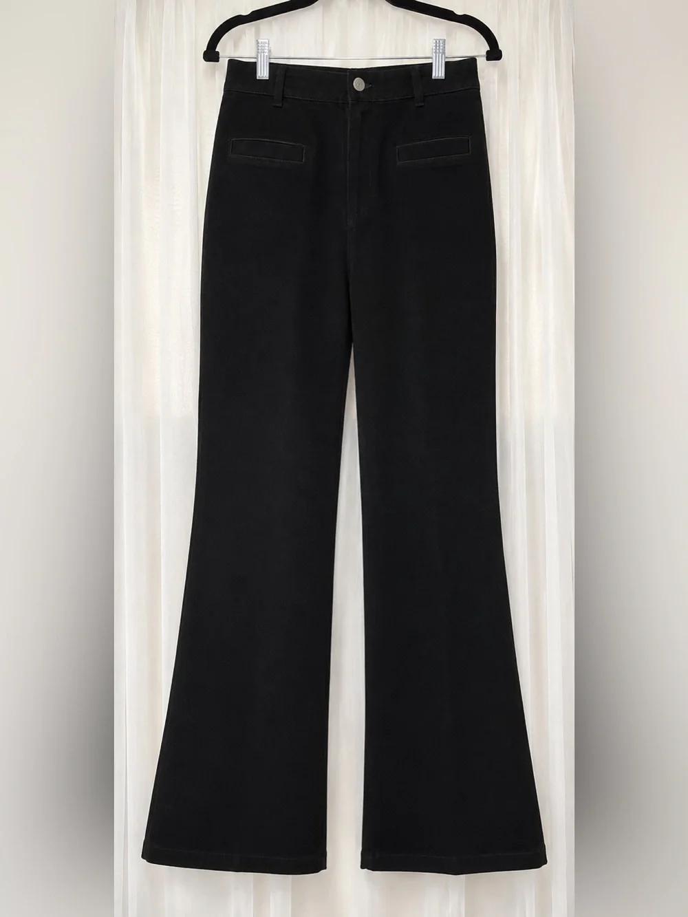 Kids Black Flared Jeans - Classic Wide Leg